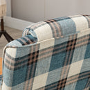 Multicolour Swivel Recliner Chair with Adjustable Backrest and Footstool