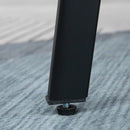 Brown Upholstered Industrial Bar Stools Set of 2