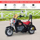 Black Electric Kids Ride-On Motorbike Trike 6V Battery Toy