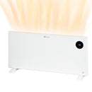 2000W White Electric Convector Heater - Adjustable Thermostat, Timer