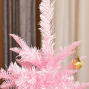 5FT Pink Artificial Christmas Tree with Automatic Open - Holiday Xmas Decoration