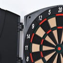 Electronic Dartboard Set with Cabinet - 26 Games, 185 Variations, 6 Darts - Multi-Game Ready
