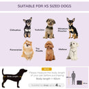 Purple Pet Carrier with Cushion for Miniature Dogs - 60cm