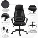 Black Ergonomic Mesh Office Chair with Lumbar Support & Headrest