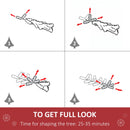 4FT Green Christmas Tree with Warm White LED Lights