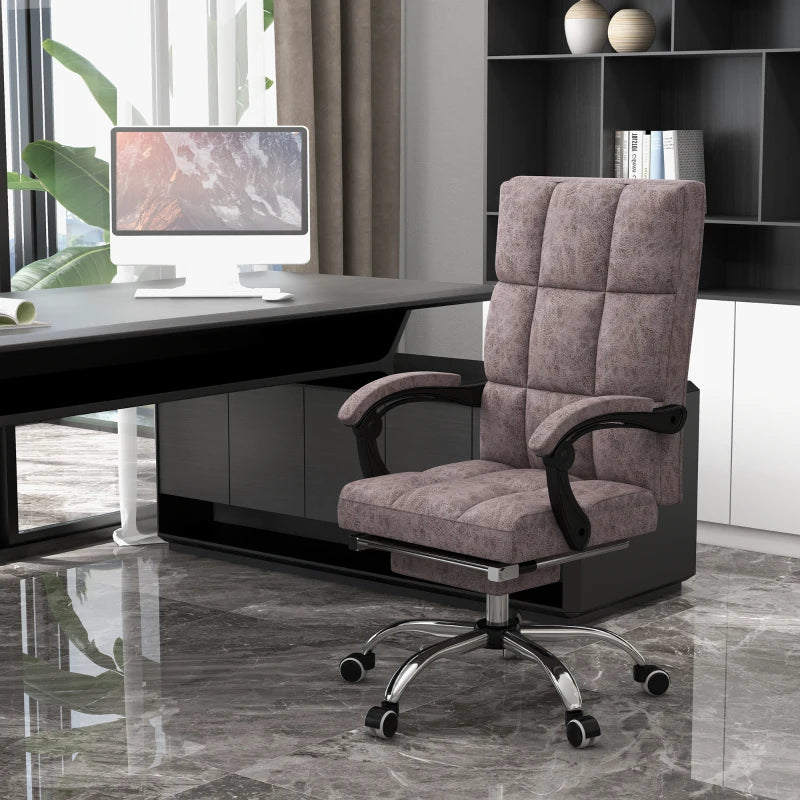 Ergonomic Massage Office Chair with Heat & Footrest