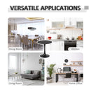 Black Round Metal Dining Table