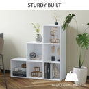 White 3-Tier Cube Storage Cabinet Organizer