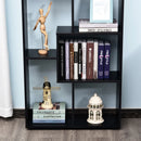 Black Eight-Section Tall Shelving Unit