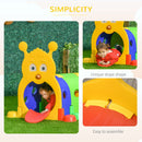 Multicoloured Kids Caterpillar Play Tunnel - Indoor/Outdoor, Ages 3-6