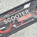 Black Aluminium Folding Kick Scooter for Teens and Adults