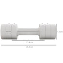 Adjustable 2.5KG Dumbbells Set for Home Gym Workout