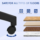 Mesh Office Chair with Armrest and Lumbar Support