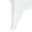 White Electric Stove Fireplace, Flame Effect, 950/1850W