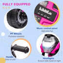 3-in-1 Pink Toddler Trike with Headlight, Music & Horn