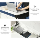 White Lift-Top Coffee Table with Hidden Storage Compartment