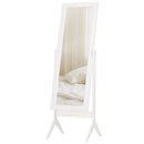 White Freestanding Adjustable Dressing Mirror 148x47cm