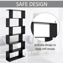 Black 6-Tier Shelving Unit