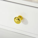 White LED Vanity Dressing Table Set with Mirror, 4 Drawers & Stool