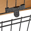 Small Pet Outdoor Hutch with Ramp and Roof, Light Yellow