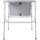 Silver 4ft Folding Outdoor Table with Aluminium Frame and MDF Top