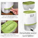 Compact 220ML/Day Dehumidifier - Quiet Operation, Auto Shut Off - White