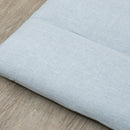 Blue Adjustable Floor Chair with Back Support - Folding Lazy Sofa Bed