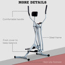 Grey Air Walker Cross Trainer with LCD for Home Gym