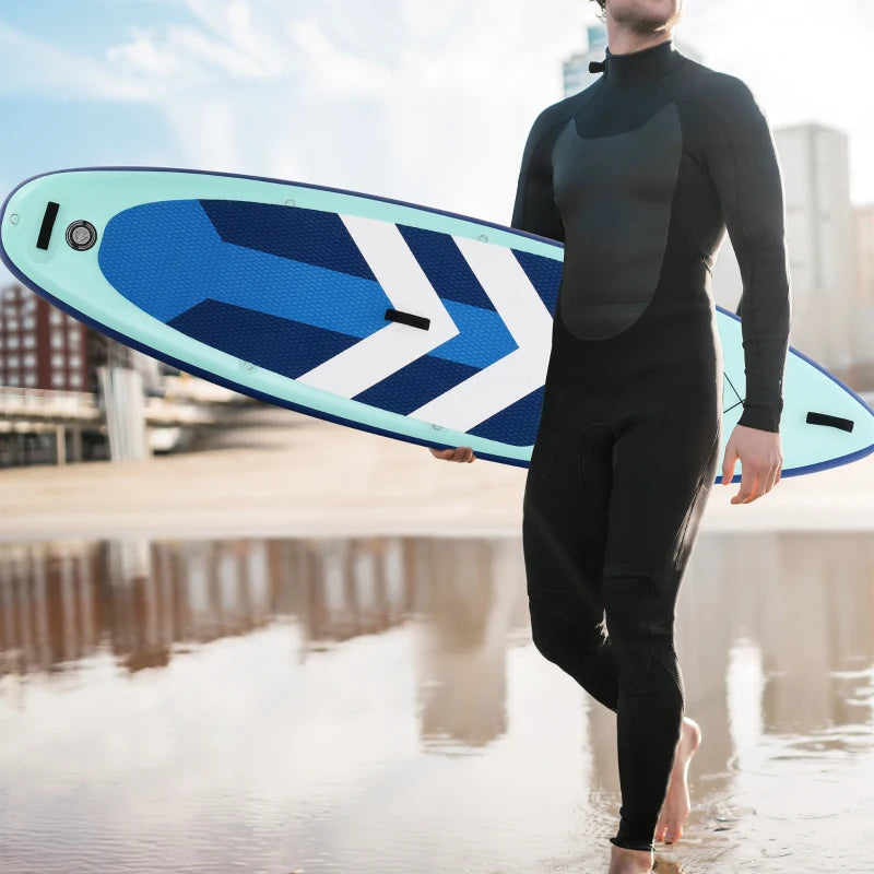 10.5' Inflatable Stand Up Paddle Board Set with Kayak Seat - Blue