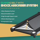 Portable Electric Treadmill, 500W, Black/Grey