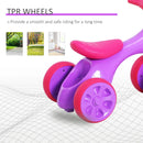 Violet Fuchsia Baby Balance Bike with Storage Bin