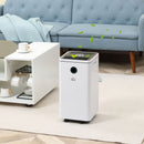 10L Dehumidifier: Digital Display, Intelligent Mode, 24H Timer, White