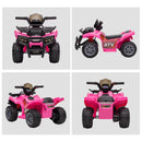 6V Pink Kids Electric Ride-On Quad Bike with Music | Ages 18-36 Months