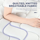White King Size Pocket Sprung Mattress with Breathable Foam - 200x150x22.5cm
