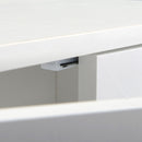 White 4-Tier CD Storage Cabinet - Holds up to 100 CDs, Modern Bookcase with Magnetic Doors