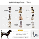 Dark Blue Pet Stroller with Large Carriage and Storage Bag