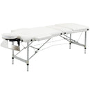 White Foldable Massage Table for Professional Salon and SPA