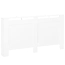 White Wooden Radiator Cover - Modern Home Furniture (Large)