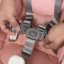 Foldable Pink PU Highchair for Babies