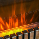 Black Electric Fireplace Suite with Remote Control & Timer