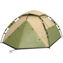 Dark Green 2-Person Camping Tent with Accessories