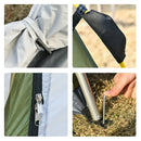 Green 4-Person Automatic Pop-Up Camping Tent