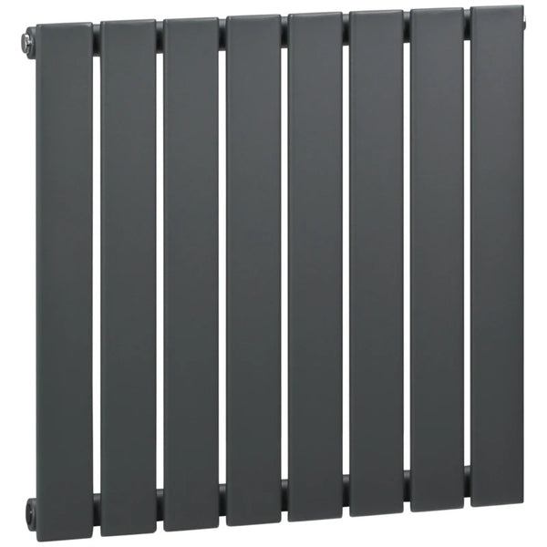 Grey 60 x 60cm Water-Filled Space Heater for Home - Quick Warm-Up Radiator