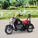 Black Electric Kids Ride-On Motorbike Trike 6V Battery Toy