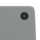 Grey Electric Convector Heater - Adjustable Thermostat, Timer