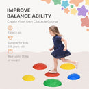 Colorful Kids Stepping Stones Set with Non-Slip Mats