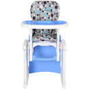 Blue 3-in-1 Convertible Baby High Chair