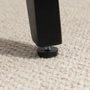 Grey Retro-Style Faux Leather Accent Chair