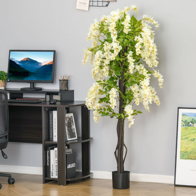 Realistic White Wisteria Tree Faux Plant - Indoor/Outdoor Decor, 160cm