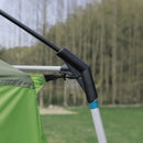 2-Room Tunnel Camping Tent with Porch & Lamp Hook, Portable Carry Bag - Blue